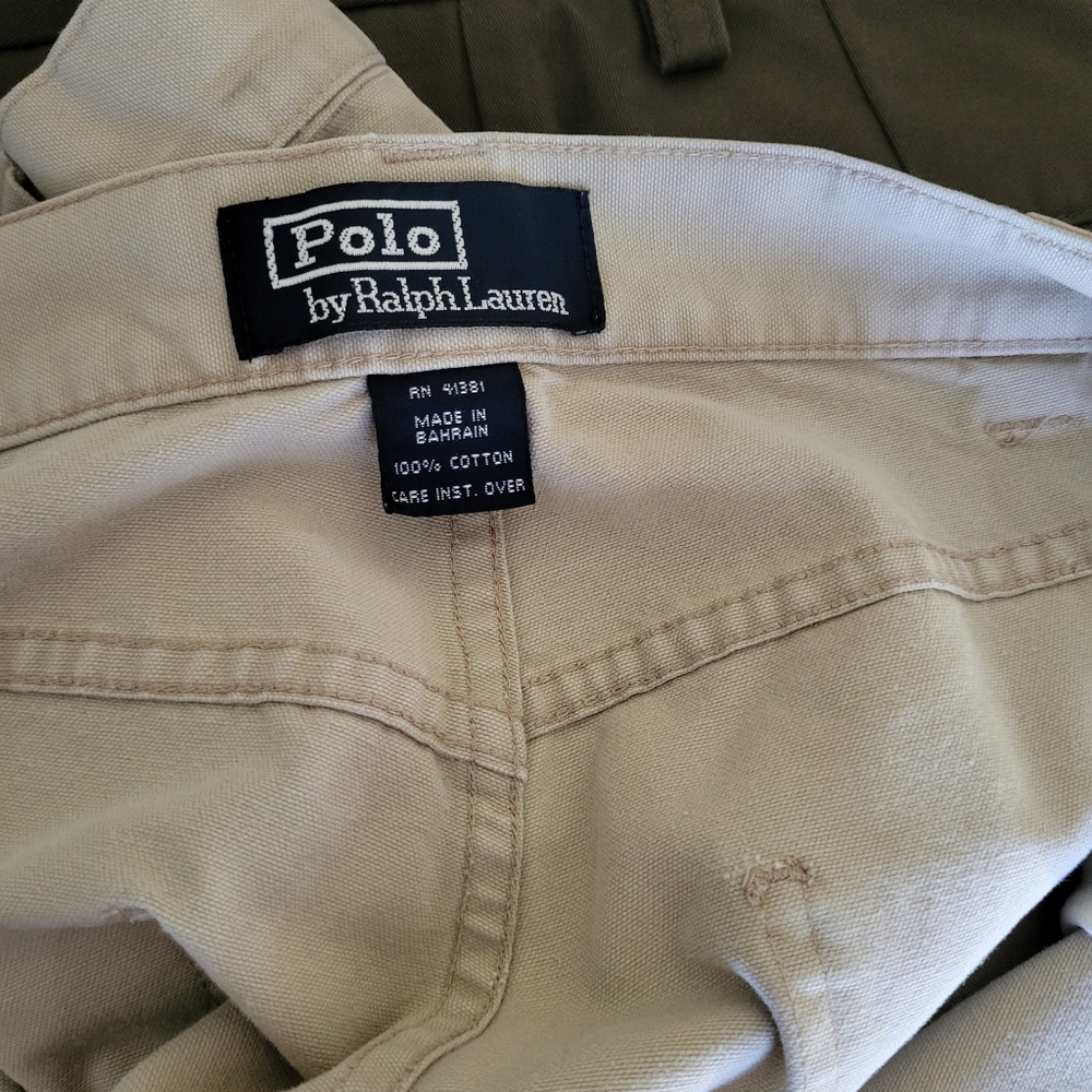 BUNDLE - 2 Pairs Mens Pants 34x30 - Ralph Lauren Polo and Dockers